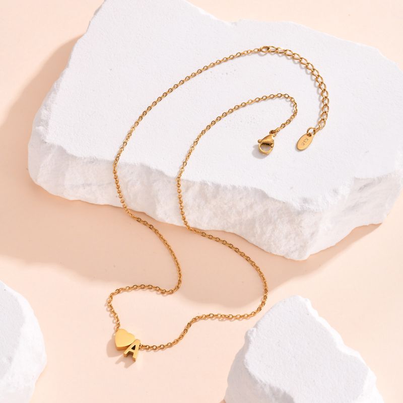 Heart's Story A-Z Necklace