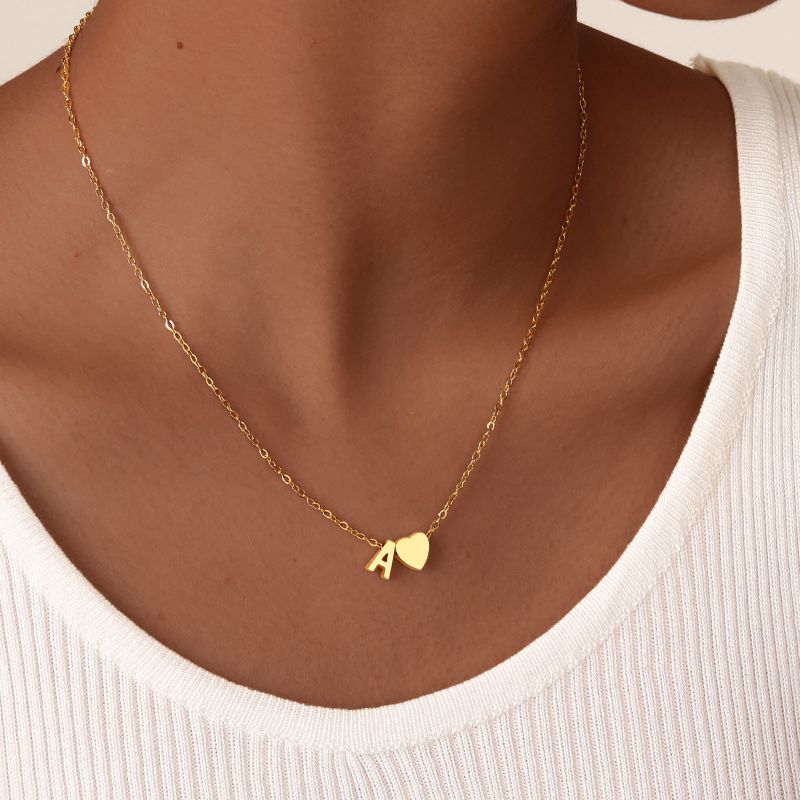 Heart's Story A-Z Necklace