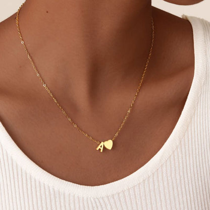 Heart's Story A-Z Necklace