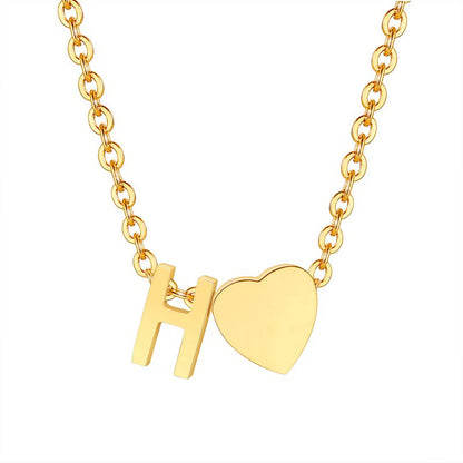 Heart's Story A-Z Necklace