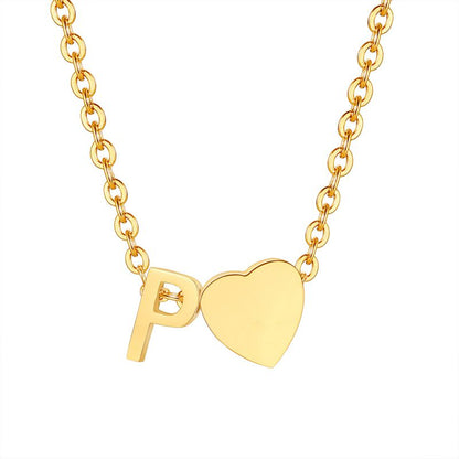 Heart's Story A-Z Necklace