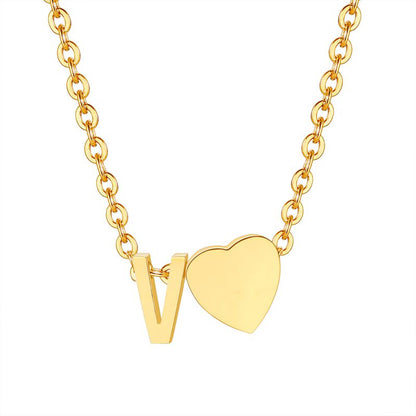Heart's Story A-Z Necklace