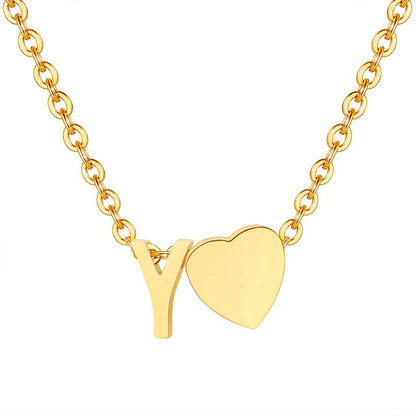 Heart's Story A-Z Necklace