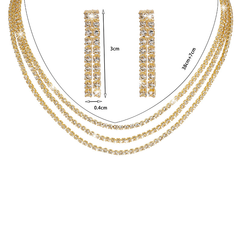 Ione Diamond AD Necklace Set