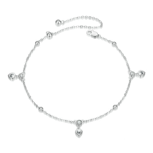 Liora Diamond 925 Sterling Silver Anklets