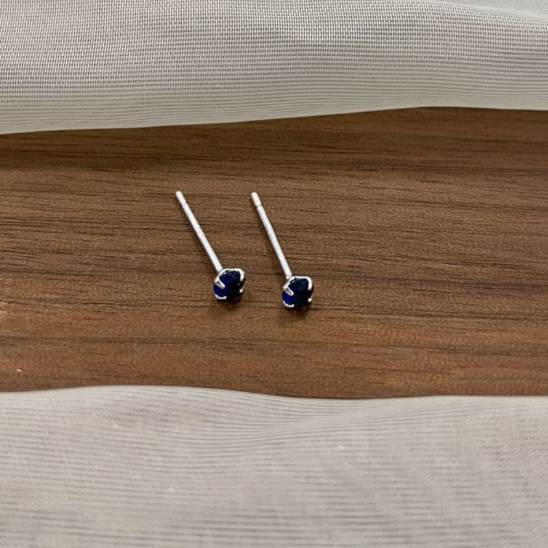 Diamond Stud 925 Sterling Silver Earrings