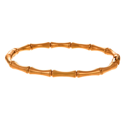 Bamboo Earrings Bracelet Ring 5-piece Necklace Set