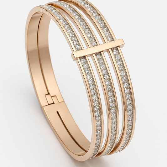 Embellished 18K Anti-Tarnish Bangle Kada Bracelet