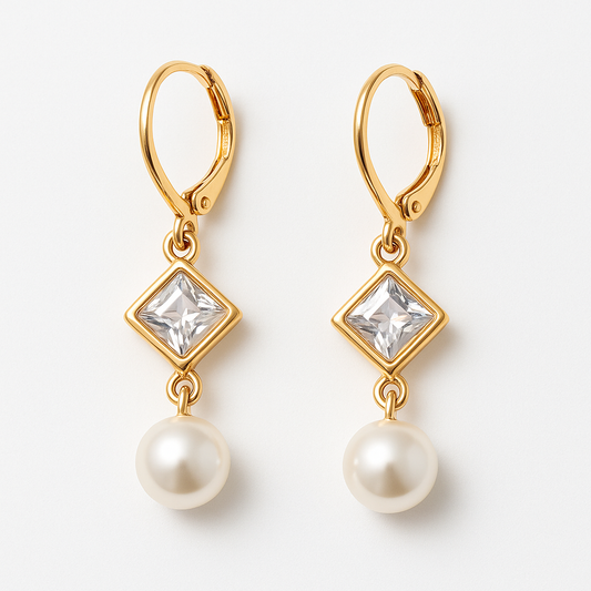 Dangle Pearl Earrings
