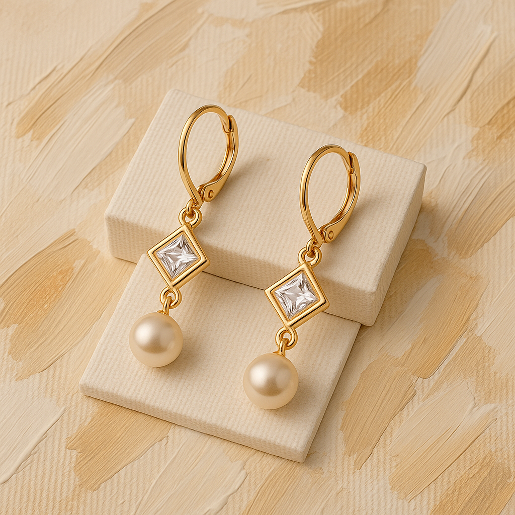 Dangle Pearl Earrings