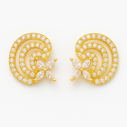 Zaria Shell Stud Earrings