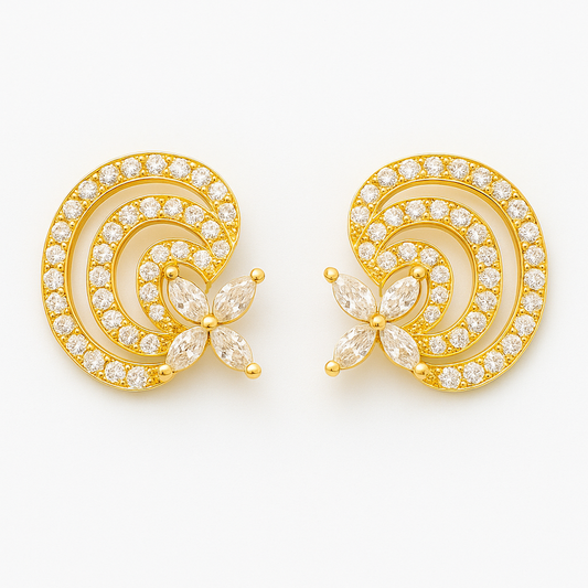 Zaria Shell Stud Earrings