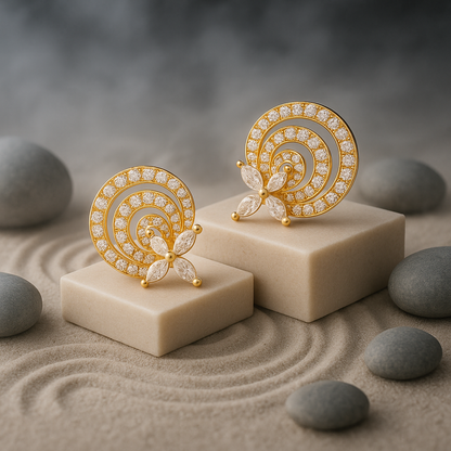 Zaria Shell Stud Earrings