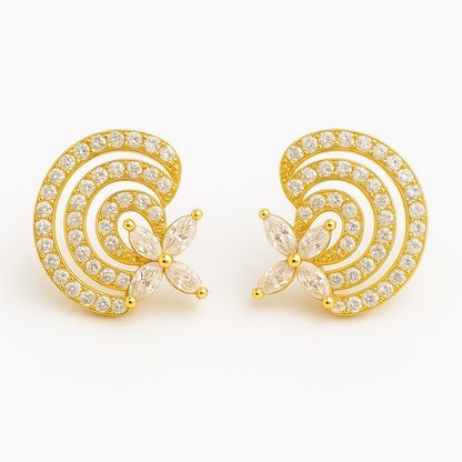 Zaria Shell Stud Earrings