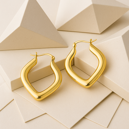 Gold Hoop Earrings