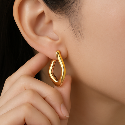 Gold Hoop Earrings