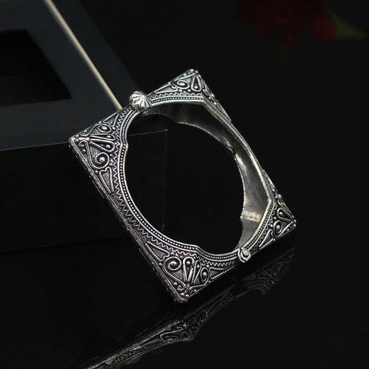 Oxidised Square Bangle