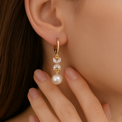 Pastle Pearl Earrings