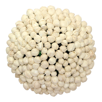 White Mogra Flower Hair Bun