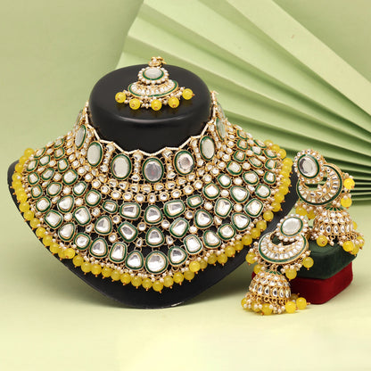 Sairaya Statement Kundan Necklace Set