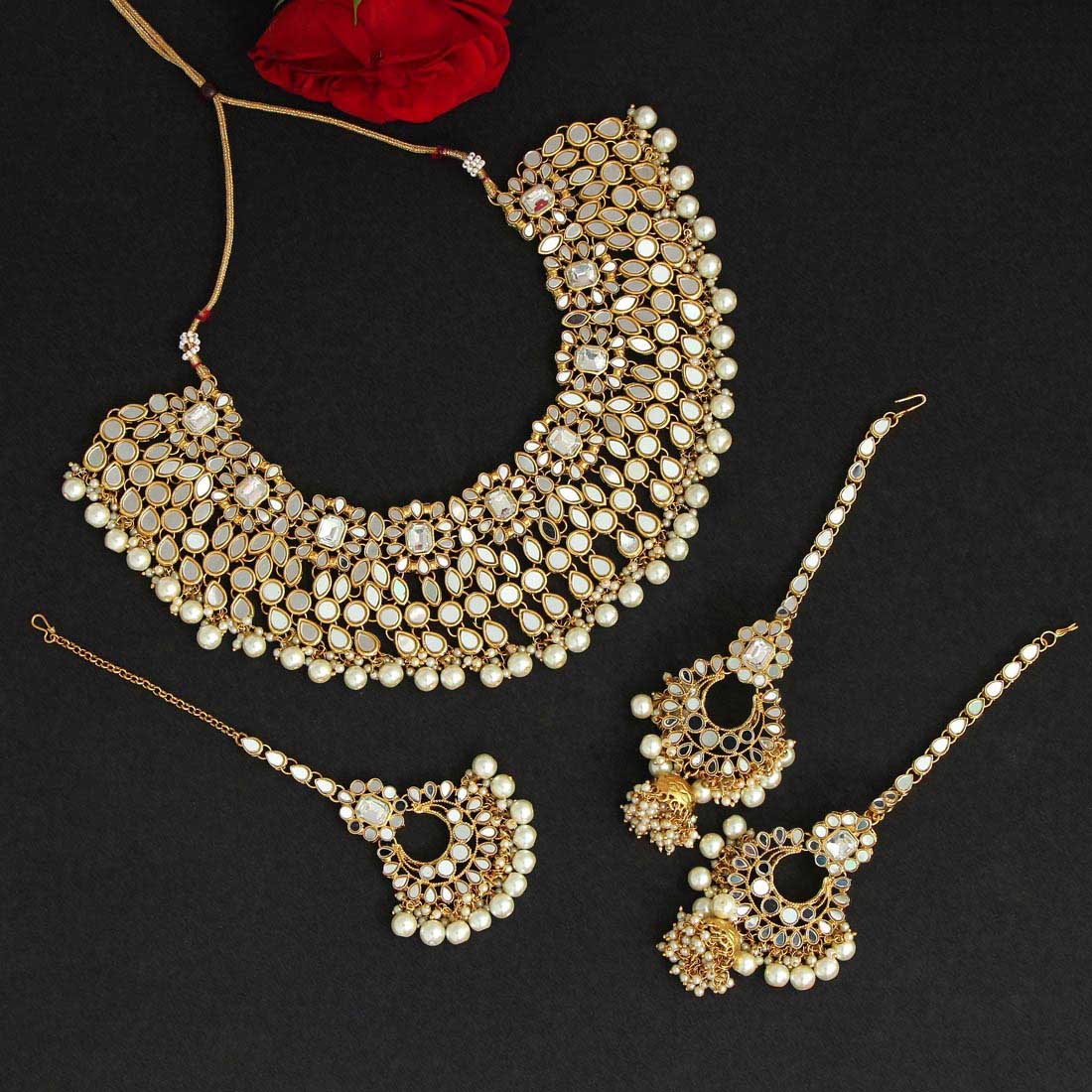 Sangam Kundan Necklace Set