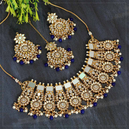 Saraswati Kundan Necklace Set