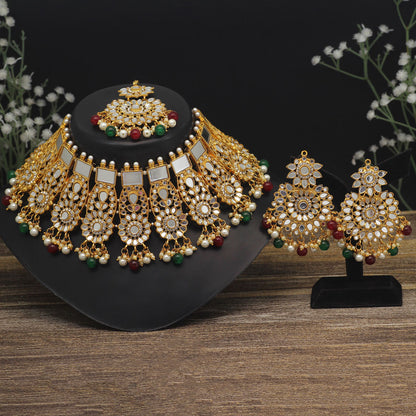 Saraswati Kundan Necklace Set