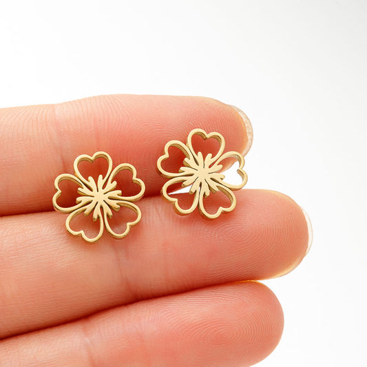 Blooming Fortune Stud Earrings