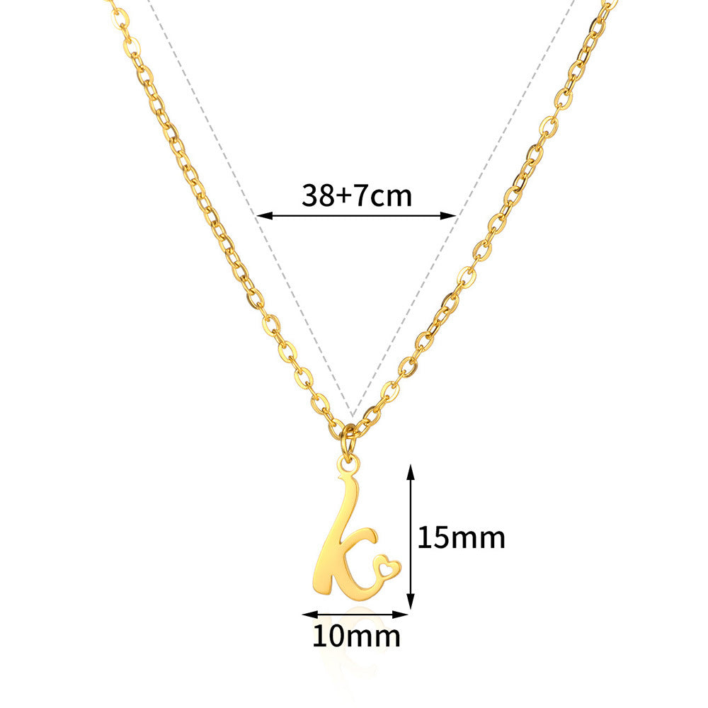 Initial Statement Necklace