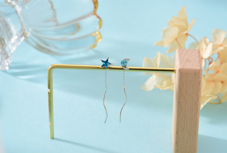 Blue Celestial 925 Sterling Silver Earrings