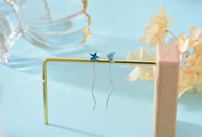 Blue Celestial 925 Sterling Silver Earrings