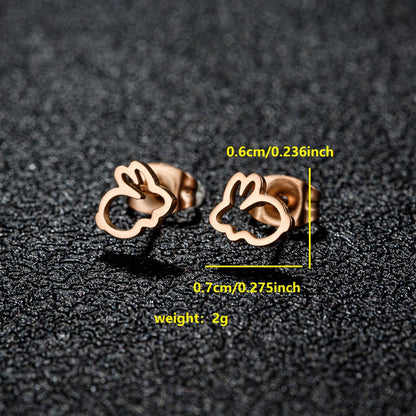 Cottontail Twinkle Stud Earrings