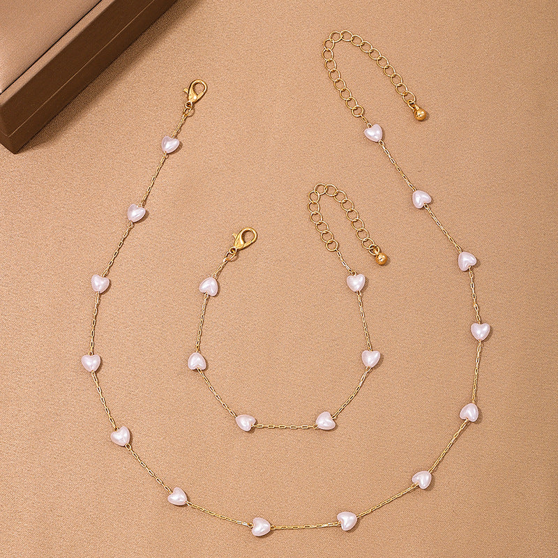 Aria Heart Necklace Set
