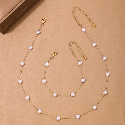 Aria Heart Necklace Set