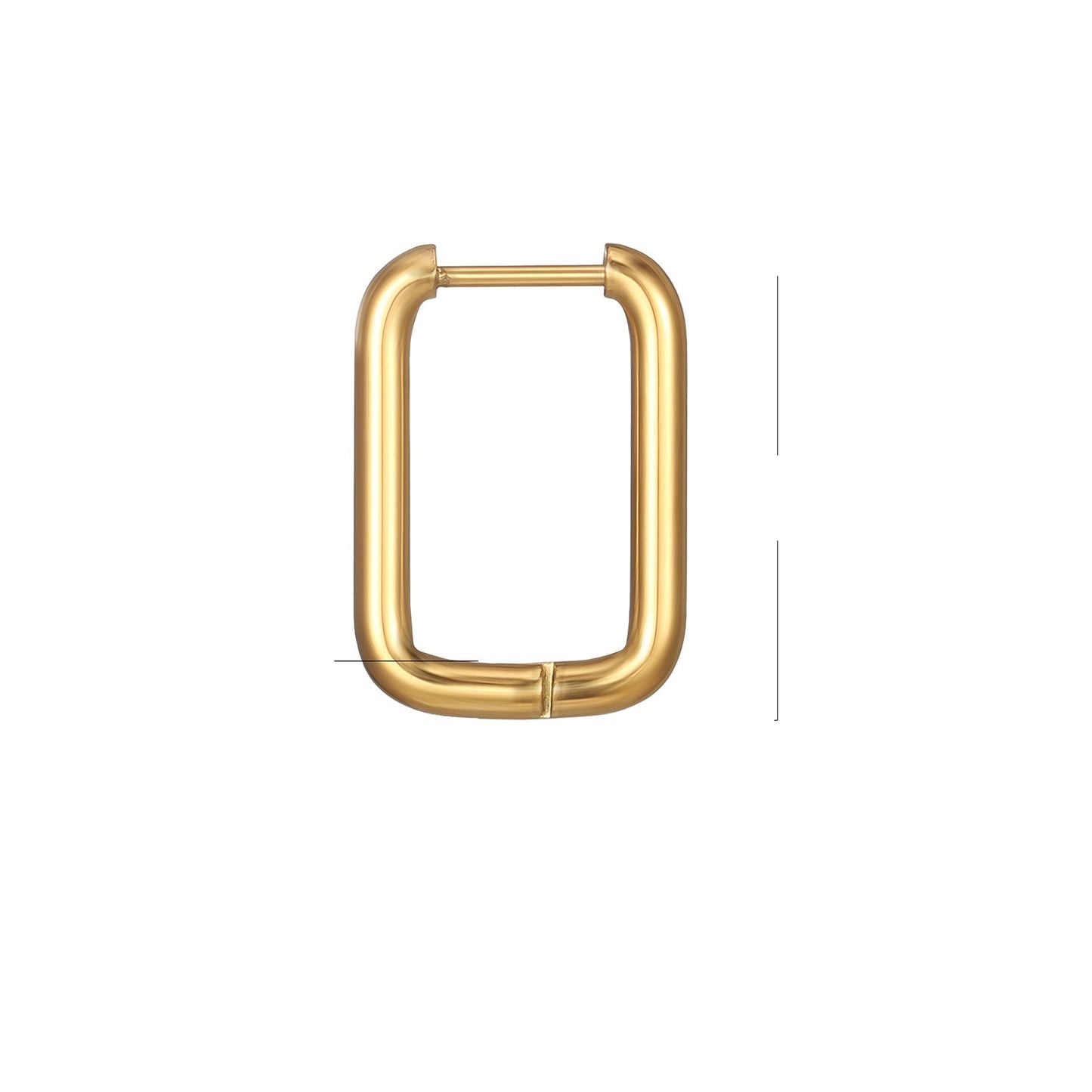 Zora Rectangle Hoops