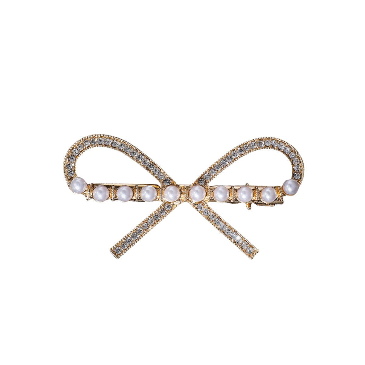 Aurora Diamond Bow Hair Clip