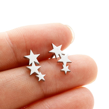 Twinkle Trio Stud Earrings