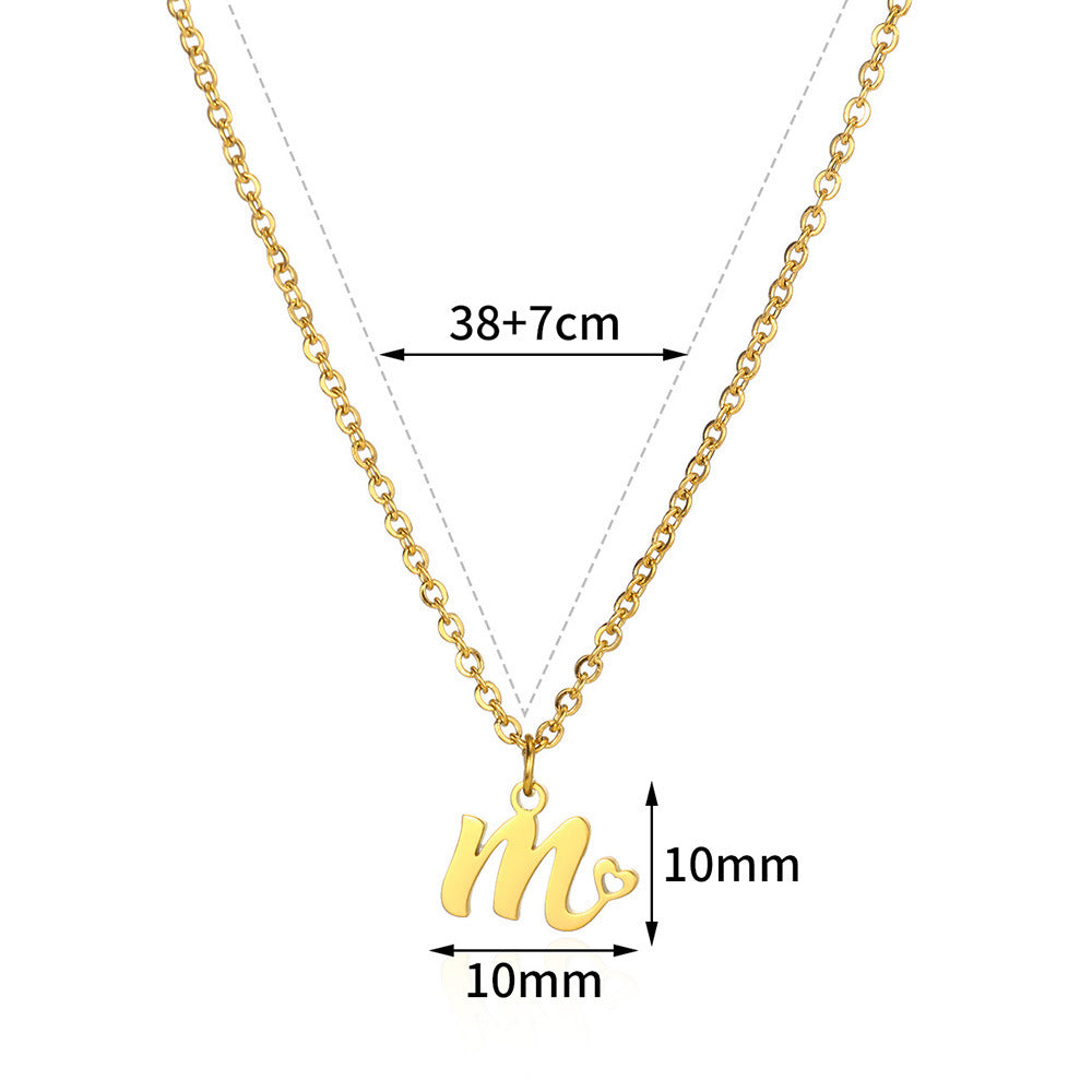 Initial Statement Necklace