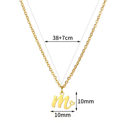Initial Statement Necklace