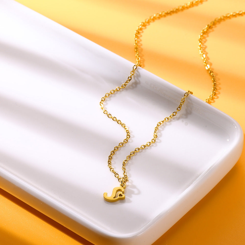 Initial Statement Necklace