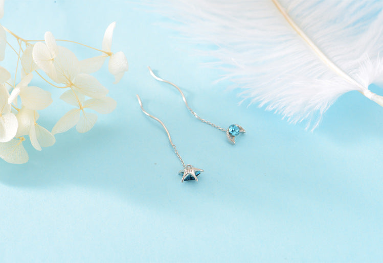 Blue Celestial 925 Sterling Silver Earrings