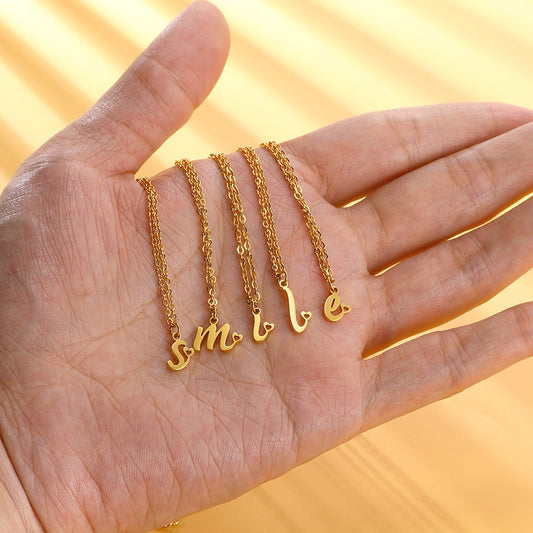 Initial Statement Necklace