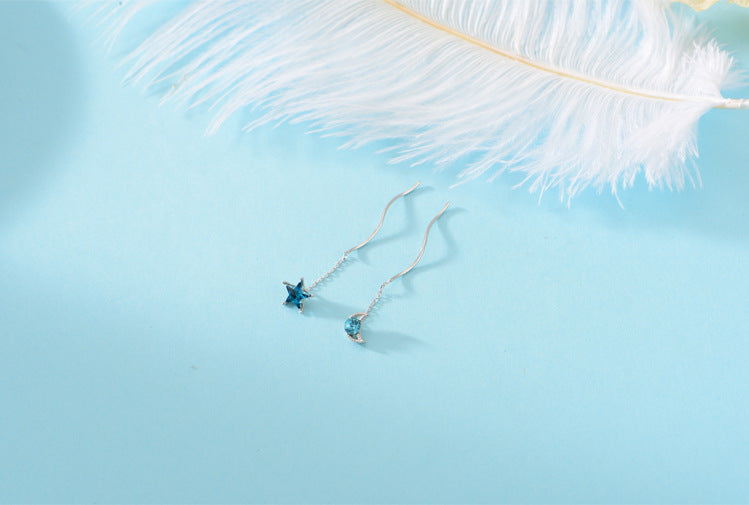 Blue Celestial 925 Sterling Silver Earrings