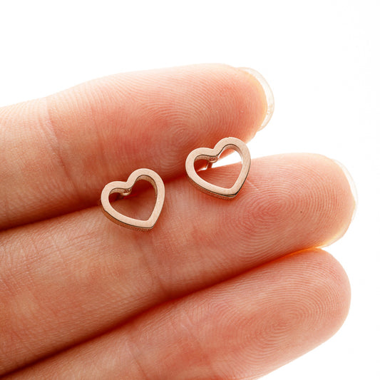 Tender Hearts Stud Earrings