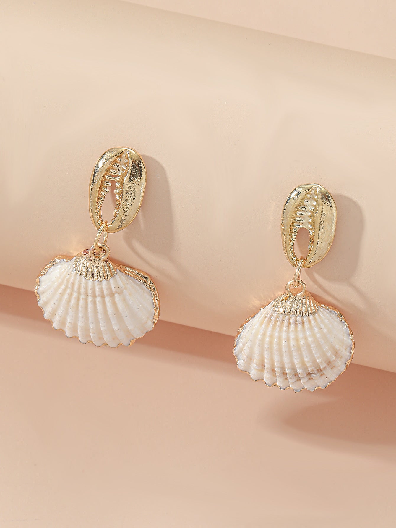 Shell Drop Beach Earrings