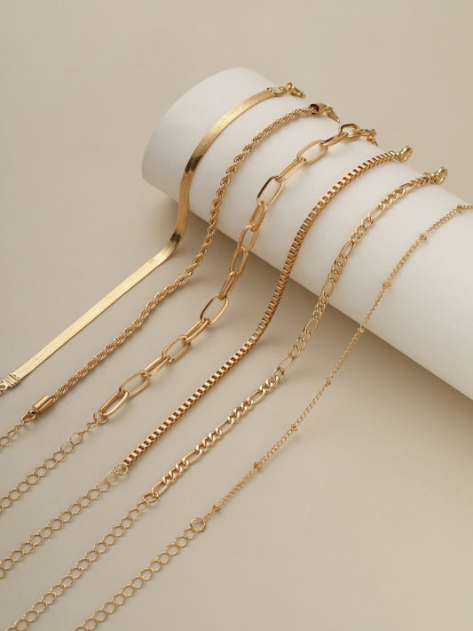 Link Me Later Chain Bracelet Set