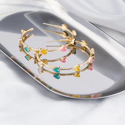 Heart & Soul Hoops Earrings