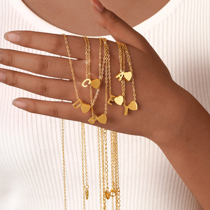 Heart's Story A-Z Necklace