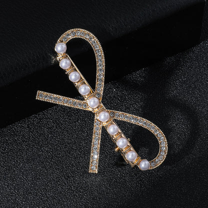 Aurora Diamond Bow Hair Clip