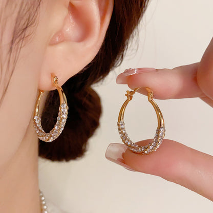 Serein Twirl Hoop Earrings